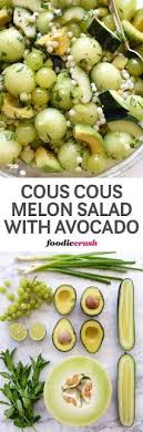 Maybe you would like to learn more about one of these? Summer Melon Cous Cous Salad With Avocado Grapes And Mint Healthy Food Recipes Summer Salads With Fruit Fruit Salad Recipes Foodie Crush