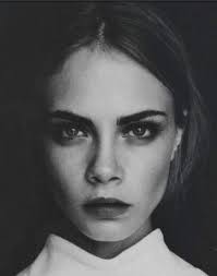 Black And White Model Portrait 51 Ideas Photography Black And White Girl Cara Delevingne Black And White Models Black And White Girl Black And White Portraits