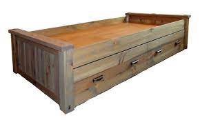 Rustic Lodge Log And Timber Furniture Handcrafted From Green Reclaimed Heart Pine And Northern White Ced Rustic Daybeds Rustic Wood Furniture Timber Furniture A retro drawer chest made of wood finished in beautiful warm browns.