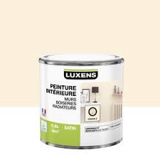 Peinture luxens leroy merlin nuancier en ligne une very stylish peinture luxens nuancier inspiration peinture, mur, boiserie, radiateur, multisupports luxens, paper 3, satiné, 0.5 l est sur leroymerlin.fr. Peinture Interieure Blanc Cream 2 Luxens Satin 0 5l Ravate Com