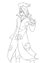 naruto characters anime coloring pages for kids printable free drawings coloriage dodge challenger