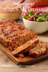 If you want to add barbecue sauce on to the top pour some on at this time. Cajun Meatloaf Recipe A Well Seasoned Kitchen