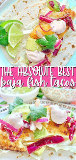 Baja Fish Tacos Easy Seafood Recipes Mexican Food Recipes Easy Baja Fish Tacos