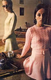 Each of the 30 patterns in this book offers something special to the knitter, and they are all knockouts! Knockout Knits Roger Stowell Petticoat March 29th 1969 Sweater And Skirt By Mccaul From Way In Sw1 Ribbed Sweater And Skirt By Bobby Cousins Viste La Calle