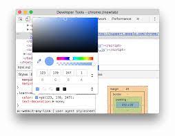 With colorfish you can get a color reading from any point in your browser and from any point in your desktop. Css Features Reference Chrome Developers