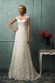 • elegant lace wedding dresses. Vintage A Line Cap Sleeves Floor Length Long Tail Lace Wedding Dress Lace Wedding Dress Vintage Empire Wedding Dress Wedding Dresses Lace
