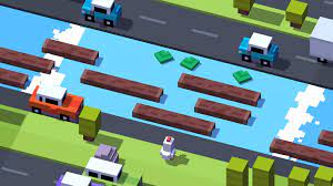 Why did the chicken cross the road? Crossy Road Endless Arcade Hopper Game
