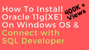 Download the correct file for your computer, which for windows or linux. Oracle Database 11g Xe Express Edition Install Guide And Connect With Sql Developer Youtube