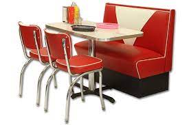 american retro diner set vintage booth 2 retro diner chairs 1 table red glacier boomerang diner table retro kitchen tables retro diner