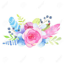 23 textural wedding bouquets with feathers. Watercolor Hand Painted Flower Wedding Bouquet With Feathers Stock Photo Picture And Royalty Free Image Image 85636733