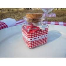 Pot Dragees En Verre Carre Vichy Vichy Petit Pot En Verre Dragees