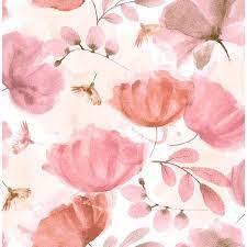 The great collection of pink flowers wallpapers for desktop, laptop and mobiles. 2904 25680 Zahra Pink Floral Wallpaper By Brewster
