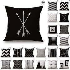 Black And White Couch Pillow Cushions Ebay Home Furniture Diy Black And White Sofa Throw Cushions Pillows