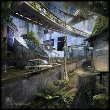 I Have A Mansion In The Post Apocalyptic World Chicken Skolkovo Saint Petersburg Dystopian Art Post Apocalyptic City Post Apocalyptic Art