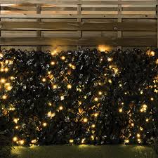 Really shade 220 gsm high density polyester. Expanding Ivy Fence With Led Lights