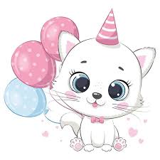 Cute Kitten Clipart Png Eps Jpeg Cat Clipart Moon Sleep Clipart Kitten Birthday Gatinho Desenho Estampas De Bebe Ilustracoes De Gato