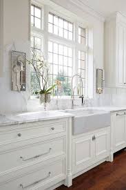 The White Kitchen Is Here To Stay Decor Gold Designs White Kitchen Design White Marble Countertops Kitchen Marble