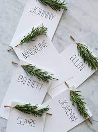 If you have an outdoor wedding, consider the risk of having these petite cards blowing with the wind. 38 Diy Thanksgiving Place Cards Diy Place Card Ideas For The Holidays