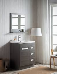 Bathroom vanity styles have evolved considerably over the hundred years or so since indoor plumbing took its rightful place in home design. China 30 Grey Oak Free Standing Right Side Modern Bathroom Vanity China Bathroom Vanity Unit Bathroom Furniture