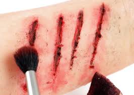 Halloween Tutorial Wunden Mit Gelatine Mel Et Fel Wunden Schminken Halloween Schminken