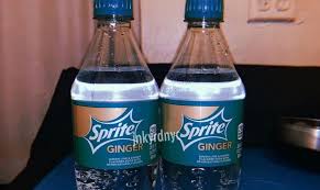 Sprite or other lemon/lime soda with a tiny . Ginger Sprite Is Officially On Store Shelves