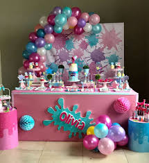 Birthday Party Theme Ideas For 14 Year Olds Slime Birthday Party Ideas Photo 1 Of 14 Slime Birthday Bubble Birthday Parties Birthday Parties
