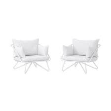 Novogratz Teddi Patio Chair With Cushions Wayfair In 2020 Lounge Chair Outdoor Patio Chairs Contemporary Outdoor Lounge Chairs