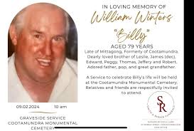 Passing of William Bill Winters, former railway worker in  Gundagai-Cootamundra and Mittagong areas