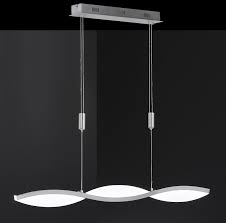 Pendelleuchte/hängelampe led esstischlampe küchenlampe deckenlampe dimmbar dimmbar led hängeleuchte höhenverstellbar & lichtfarbe dimmbar länge 64 cm esstischlampe. Honsel Leuchten No 65010 H Led Pendelleuchte Freya Nickel Matt Dimmbar Lampen Leuchten Gunstig Kaufen Led Top