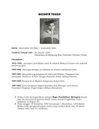 Geografi sentiasa berubah, sejarah sentiasa bertambah. Biodata Tokoh