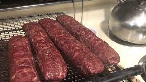 Venison Cheddar Jalapeno Summer Sausage Recipe Allrecipes Venison Summer Sausage Recipe Venison Sausage Recipes Cooking Venison Steaks