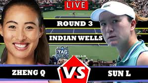 🔴LIVE: Qinwen Zheng vs Lulu Sun • Indian Wells 2025 #round3 #Zheng #Sun  #tennis #WTA