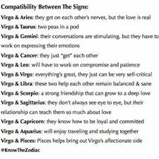 virgo compatibility aquarius virgo scorpio virgo