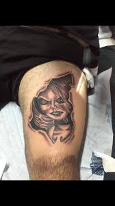 Bride Of Chucky Tattoo Tiffany Valentine Jennifer Tilly Tattoo Chucky Tattoo Tiffany Tattoo Bride Of Chucky