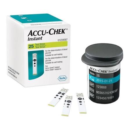 Accu-chek แถบตรวจน้ำตาล