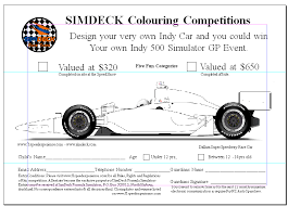 For small dos games like indianapolis 500: Colouring Competition Professional Formula One Simulator Race Car Driver