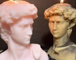 David Michelangelo Sculpture Candle/custom/customize/sculpture/gift/home  Decor/art Design/design/deco/birthday/unique/modern/hip/キャンドルアート