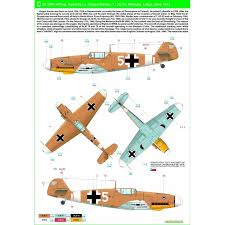 The bf 109 was the only single engined german fighter in use during the battle of britain. Messerschmitt Bf 109 Stencils Markings 1 48 248052