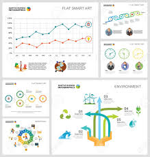 Colorful Basketball And Ecology Concept Infographic Charts Set