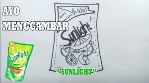 Tidak heran kalau metode belajar dengan gambar banyak dipakai di sekolah. Menggambar Sabun Cuci Piring Sunlight Youtube