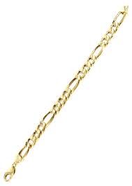 Get 5% in rewards with club o! 10k Gold Armband Solid Figaro Frostnyc