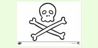We hope you enjoy our growing collection of hd images to use as a. Free Skull And Crossbone Colouring Sheet Ks1 Resources Twinkl