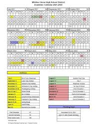 Wuhsd Academic Calendars District Information Whittier Union High School District