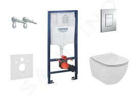 Se lancer dans un comparatif wc suspendu grohe donne l'opportunité de choisir wc suspendu grohe avec plus de facilité et de ne pas avoir de regret. Grohe Rapid Sl Bati Support Pour Wc Suspendu Cuvette Et Abattant Ideal Standard Tesi 38528set Kf Sanitino Fr