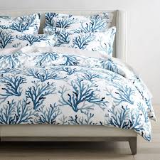 Nemo, squirt, sheldon, and tad are ready for fun adventures under the sea, swimming among the coral reef and seaweeds. Printed Coral Luxury Duvet Cover Shams Williams Sonoma