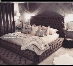 Tufted Velvet Platform Bed King Extra Large Wide Bed Diamond Tufted Bed Frame Bed Frame Tufted Bed