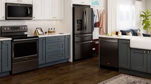 Kitchen cabinet sizes kitchen cabinetry kitchen appliance reviews kitchen kitchen appliances kitchen design kitchen flooring kitchen cabinets black for stainless appliances, darker is the future. Which High End Finish Is Best For Your Appliances Reviewed