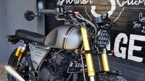 Modifikasi sangar yamaha scorpio versi scrambler asal jakarta. Modifikasi Yamaha Scorpio Ala Moge Scrambler Ongkosnya Berapa Kumparan Com