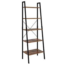 Browse superior grade wood ladder shelf on alibaba.com at reasonable prices. Homfa Industrial Ladder Shelf 5 Tier Bookshelf Plant Flower Stand Storage Rack Multipurpose Utility Organizer Shelves Wood Look Accent Metal Frame Furniture Home Office Buy Online In Aruba At Aruba Desertcart Com Productid
