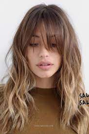 57 Of The Most Beautiful Long Hairstyles With Bangs Long Hair Bangs 2017 Si Trendy Haircuts Hair Styles Long Hair Styles Long Face Haircuts